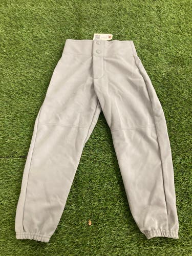 Gray Used Small Youth Alleson Game Pants