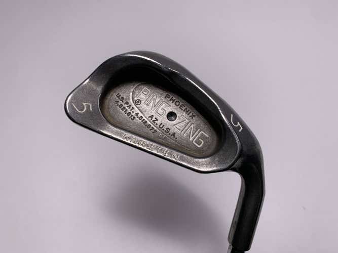 Ping Zing Single 5 Iron Black Dot Karsten JZ Regular Steel Mens RH