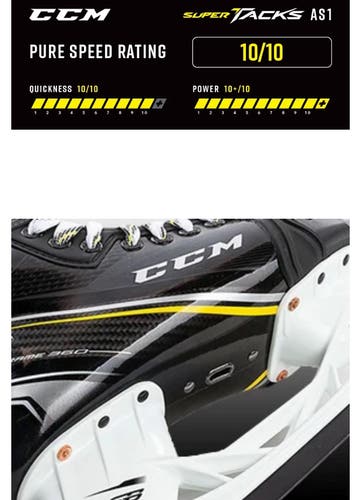 CCM Super Tacks AS1 size 7 hockey skates