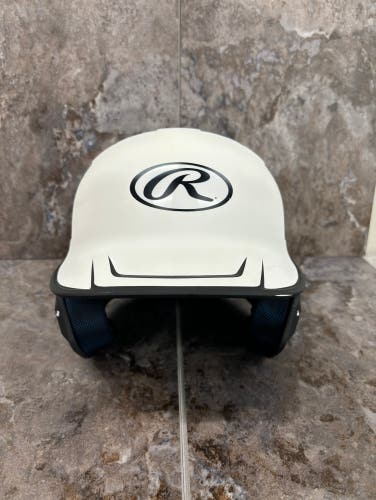 Rawlings MACH Senior Baseball Helmet White/Black