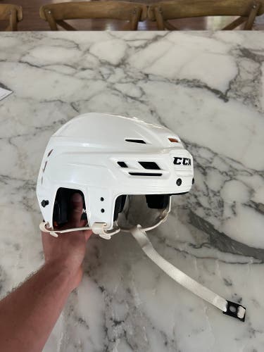 CCM Hockey Helmet White