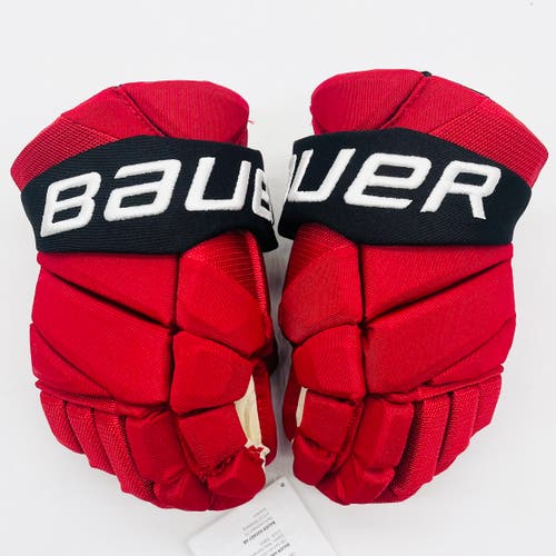 New Jack Hughes Bauer Vapor Hyperlite Hockey Gloves-13"