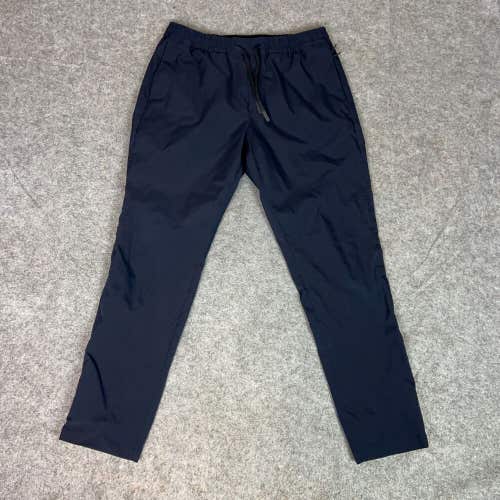 Hill City Mens Pants Large Navy Jogger Straight Chino Casual Career Classic Golf