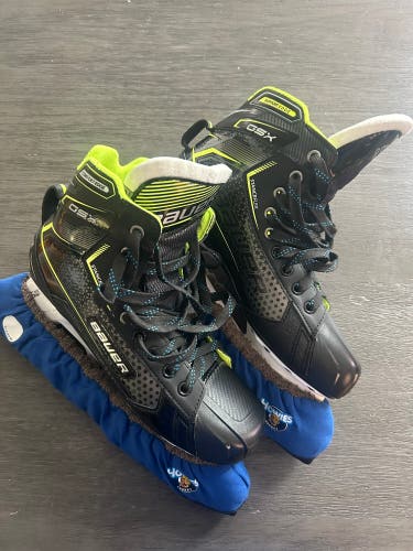 Used Senior Bauer Regular Width 10 GSX Hockey Goalie Skates