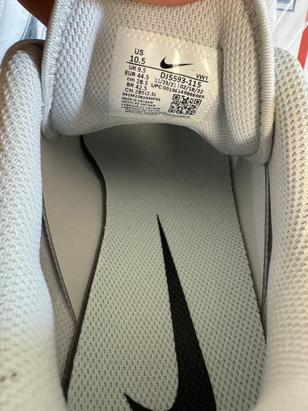 Nike Infinity Pro 2 White Black Photon Dust Golf Shoes  display picture 1