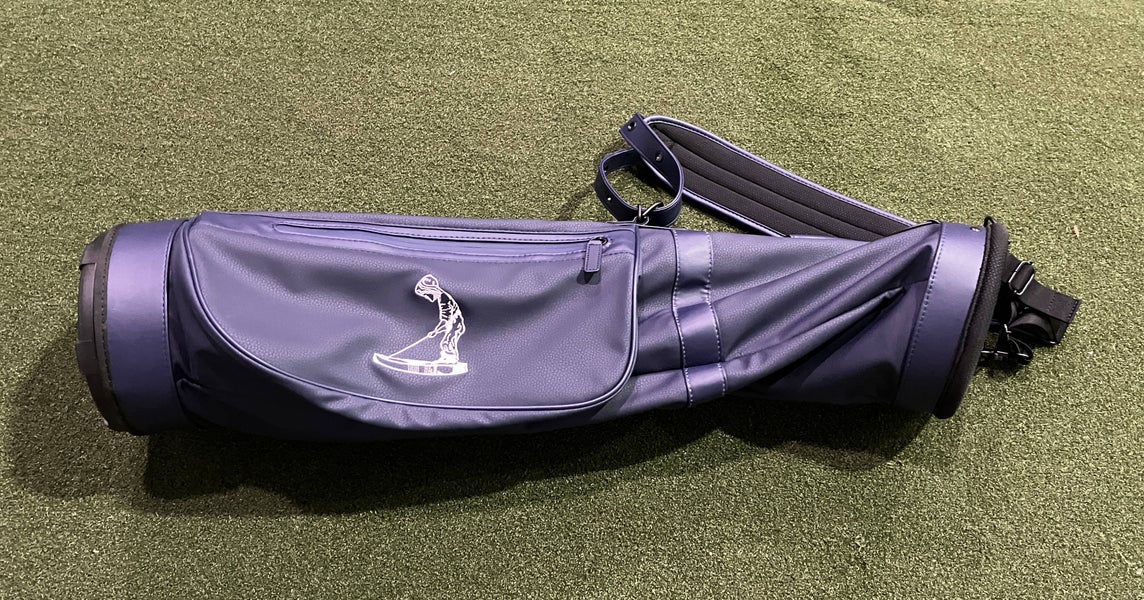 Titleist Linksmaster Series Carry Bag Blue 2-Way Divide Single Strap Golf Bag