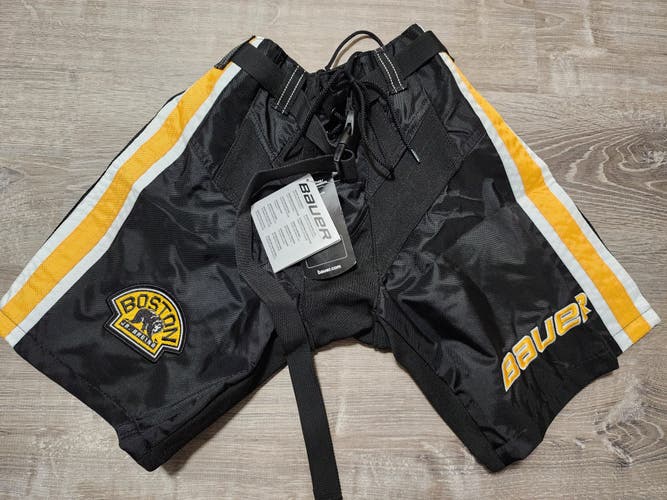New Bauer Jr. Bruins Custom Hockey Pant Shell - Junior Small