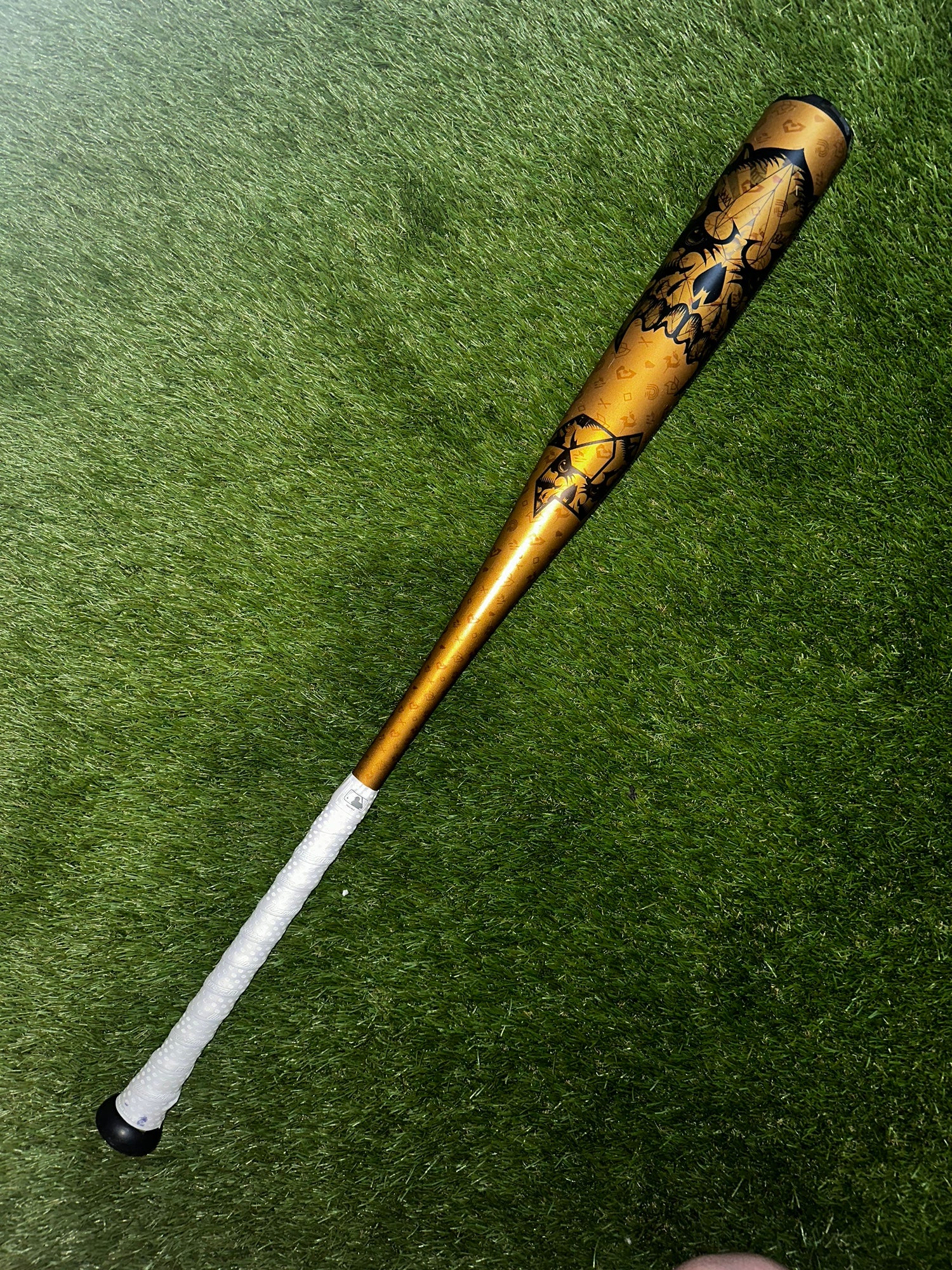 2023 DeMarini Voodoo One Gold BBCOR (-3) Baseball Bat