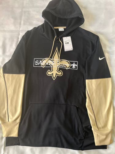 New Orleans Saints Nike Color Block Fleece Performance Hoodie - XL - NEW w/TAG