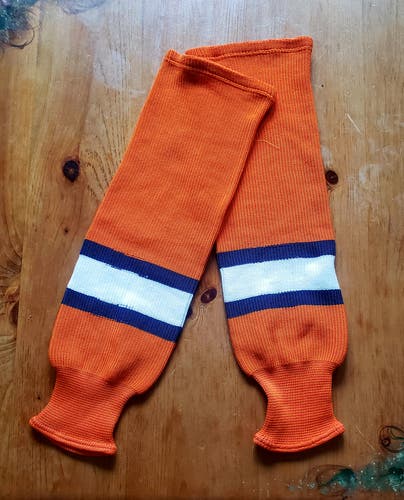 Edmonton Oilers 2016 Orange Hockey Socks