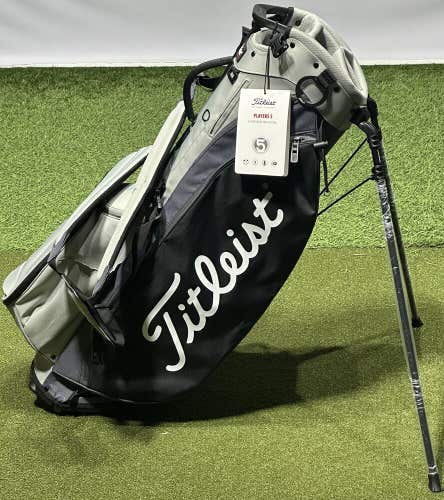 Titleist 2023 Players 5 Stand Carry Golf Bag TB23SX8 Gray/Graphite/Black NEW