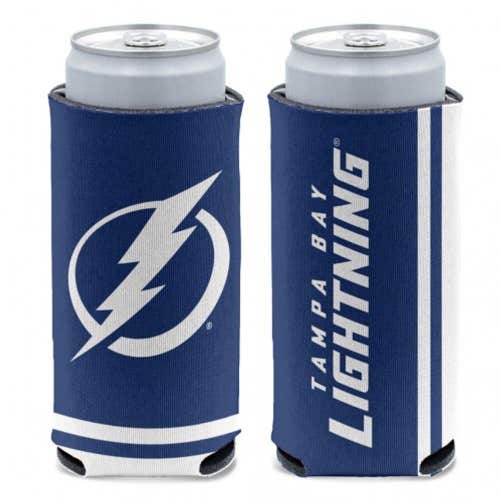 Tampa Bay Lightning NHL Slim Can Cooler - Two Sided Design