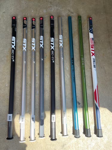 STX Lacrosse shafts