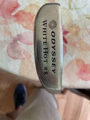 Silver Used Men's Odyssey Blade White Hot Right Handed Putter Uniflex 33"