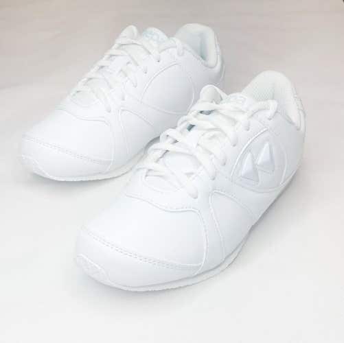 Kaepa Cheerful Cheer Shoe Youth 10 12 13 White W/ Color Change Snap-Ons 6315Y