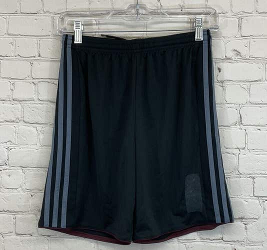 Adidas Youth Unisex MiTastigo 17 Custom Black Gray Maroon Soccer Shorts NWT