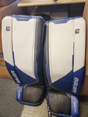 Used 32" Bauer Supreme M5 Pro Goalie Leg Pads