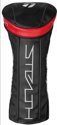 NEW TaylorMade Golf Stealth Black/Red Driver Headcover