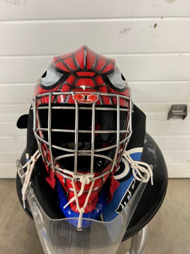 Goalie Mask - Spider-Man Themed - Junior