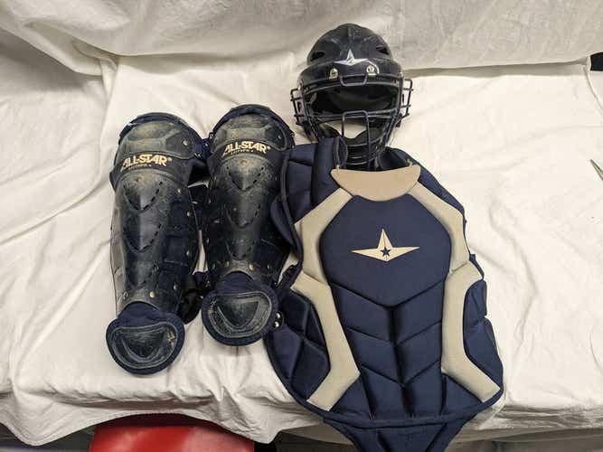 Used All-star Players Series 3-piece Set Catcher's Equipment