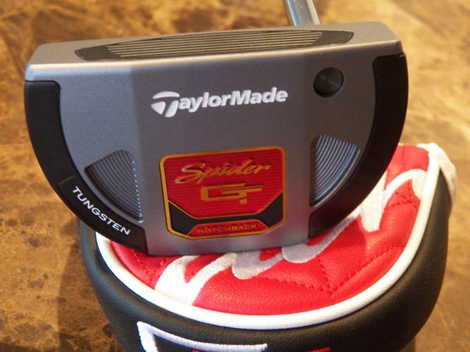 NEW RIGHT HAND TAYLORMADE SPIDER GT NOTCHBACK SINGLE BEND GOLF PUTTER 35"