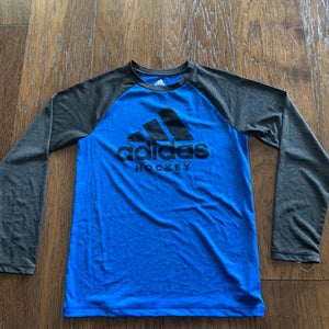 Blue New Boys Adidas Shirt SIZE JR M,