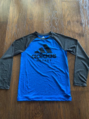 Blue New Boys Adidas Shirt SIZE JR XL
