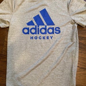 Gray New  Boys Adidas Shirt  SIZE JR L