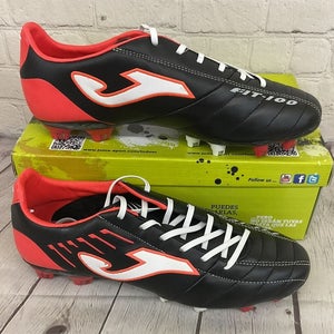 Joma Multitaco Fit-100 Men's Soccer Cleats Colors Black Orange US Size 6.5