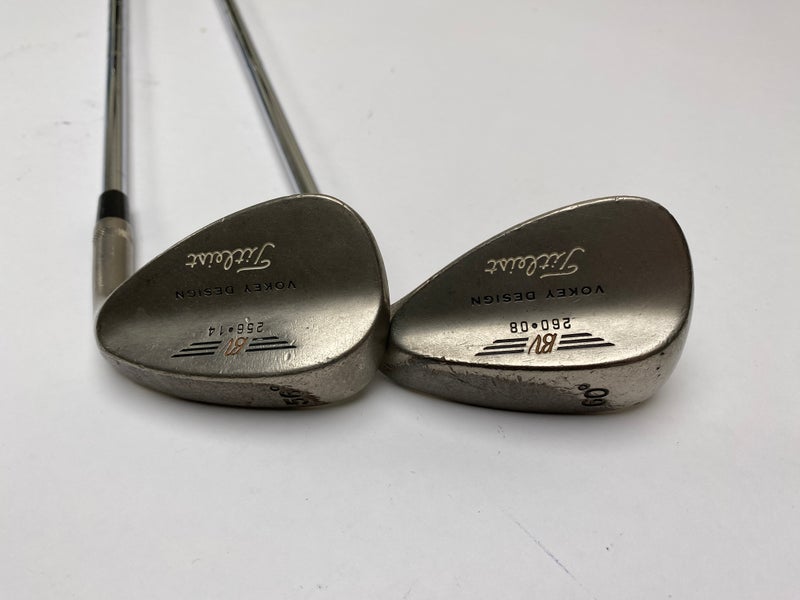 Titleist Vokey Tour Chrome Wedge Set 56* 14 | 60* 8 Dynamic Gold Wedge Steel RH