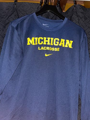 Large Michigan Lacrosse Shooter Shirt