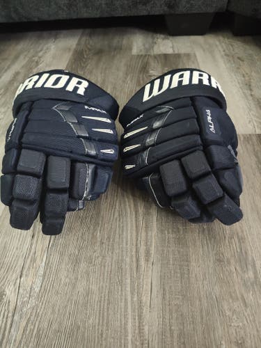 Used Warrior Alpha DX Pro Gloves 13"