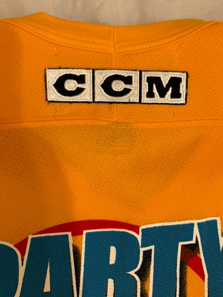 CCM Airknit Pittsburgh Penguins Party Zone by Bud Light Vintage Hockey Jersey XL