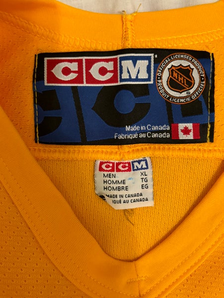 CCM Airknit Pittsburgh Penguins Party Zone by Bud Light Vintage Hockey Jersey XL