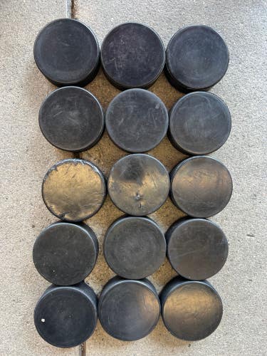 Used Other Pucks 15 Pack