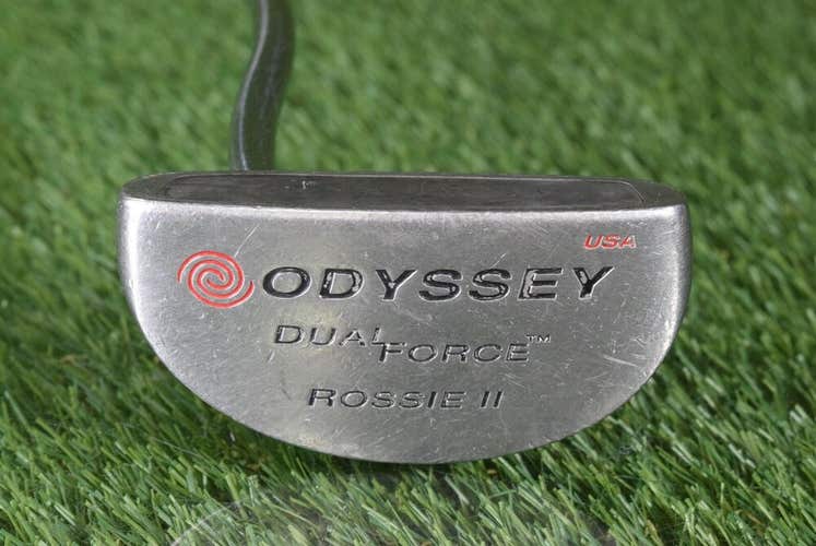 ODYSSEY DUAL FORCE ROSSIE II MALLET PUTTER 35” PRO ONLY GRIP ~ LEFT HANDED!!