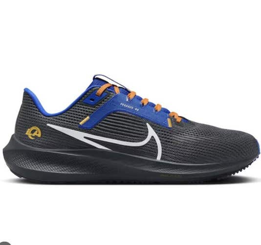 Nike Los Angeles Rams Air Zoom Pegasus 40 Running Shoes Mens 10 DZ5958-001
