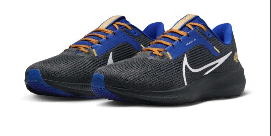 Nike Los Angeles Rams Air Zoom Pegasus 40 Running Shoes Mens