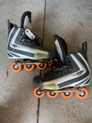 Used Senior Mission Wicked Seven Inline Skates Extra Wide Width Size 13
