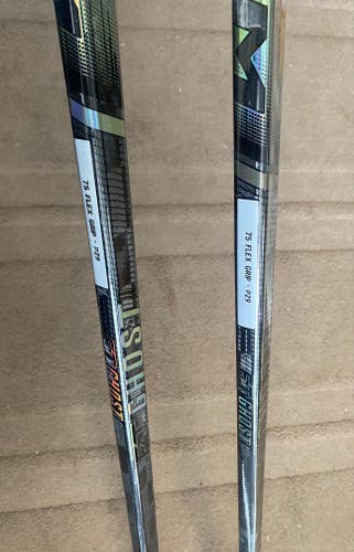 2x New Senior CCM FT Ghost Right Handed Hockey Sticks P29 75 flex