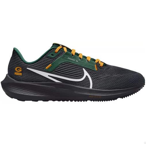 Size 10- Nike NFL x Air Zoom Pegasus 40 Green Bay Packers - Brand New