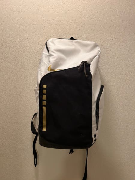 Nike Hoops Elite Backpack White / Gold DX9786-100 Basketball Bag Black  Accents | SidelineSwap | Buy and Sell on SidelineSwap