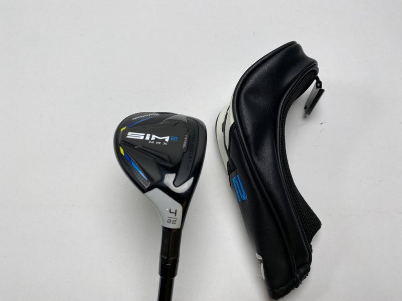 Taylormade SIM2 MAX Rescue 4 Hybrid 22* Ventus Blue 5A Senior RH HC Midsize Grip