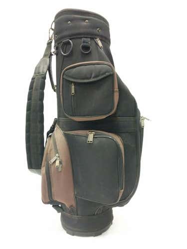 Used Macgregor Black Brown Golf Cart Bags