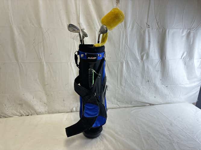 Used Amf Jr 4-piece Regular Flex Graphite Shaft Junior Golf Package Set Age 5-8