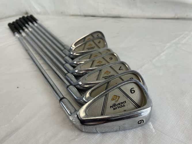 Used Tour Design 5i-sw Ladies Flex Steel Shaft Golf Iron Set Irons