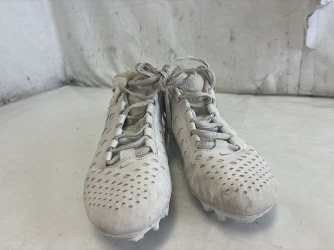 Used Nike Huarache 807121-100 Junior 05 Lacrosse Cleats