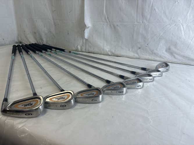 Used Cleveland Tour Action Ta5 3i-pw Stiff Flex Steel Shaft Golf Iron Set Irons