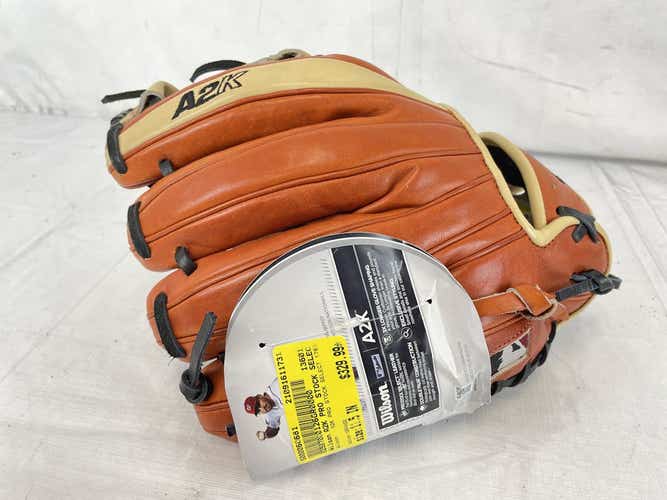 New Wilson A2k Pro Stock Select 1786 11 1 2" Baseball Fielders Glove Wta2krb181786