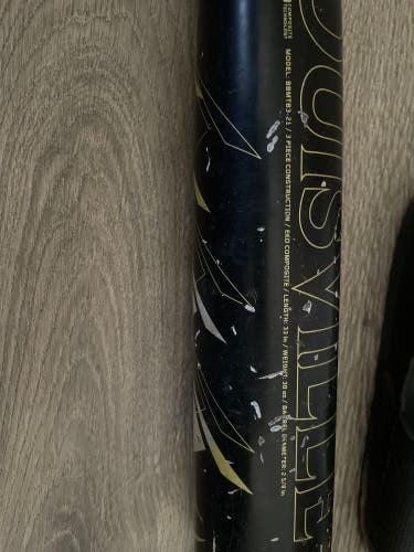 Used  Louisville Slugger BBCOR Certified Composite 30 oz 33" Meta Bat